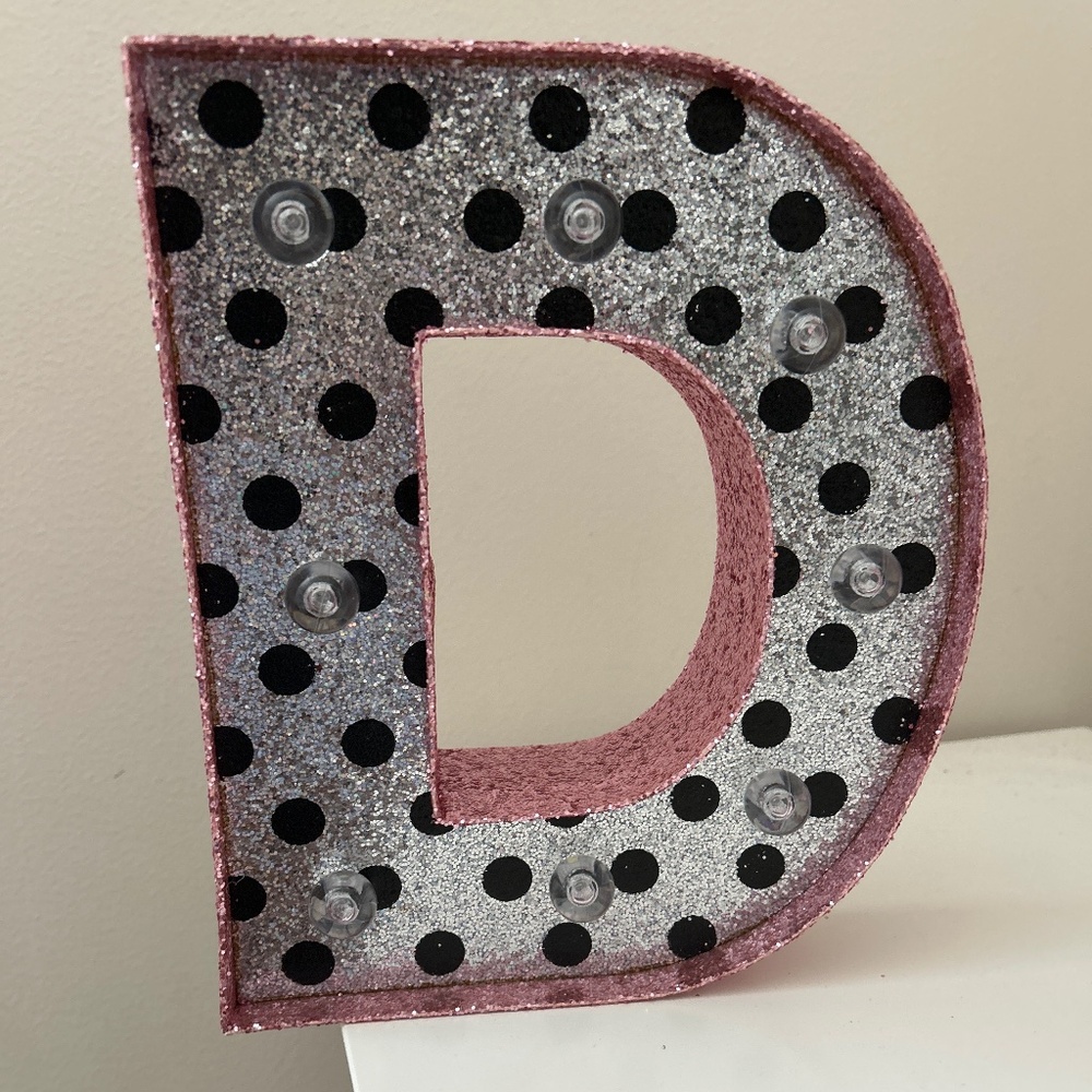 Justice Name Initial Room Decor